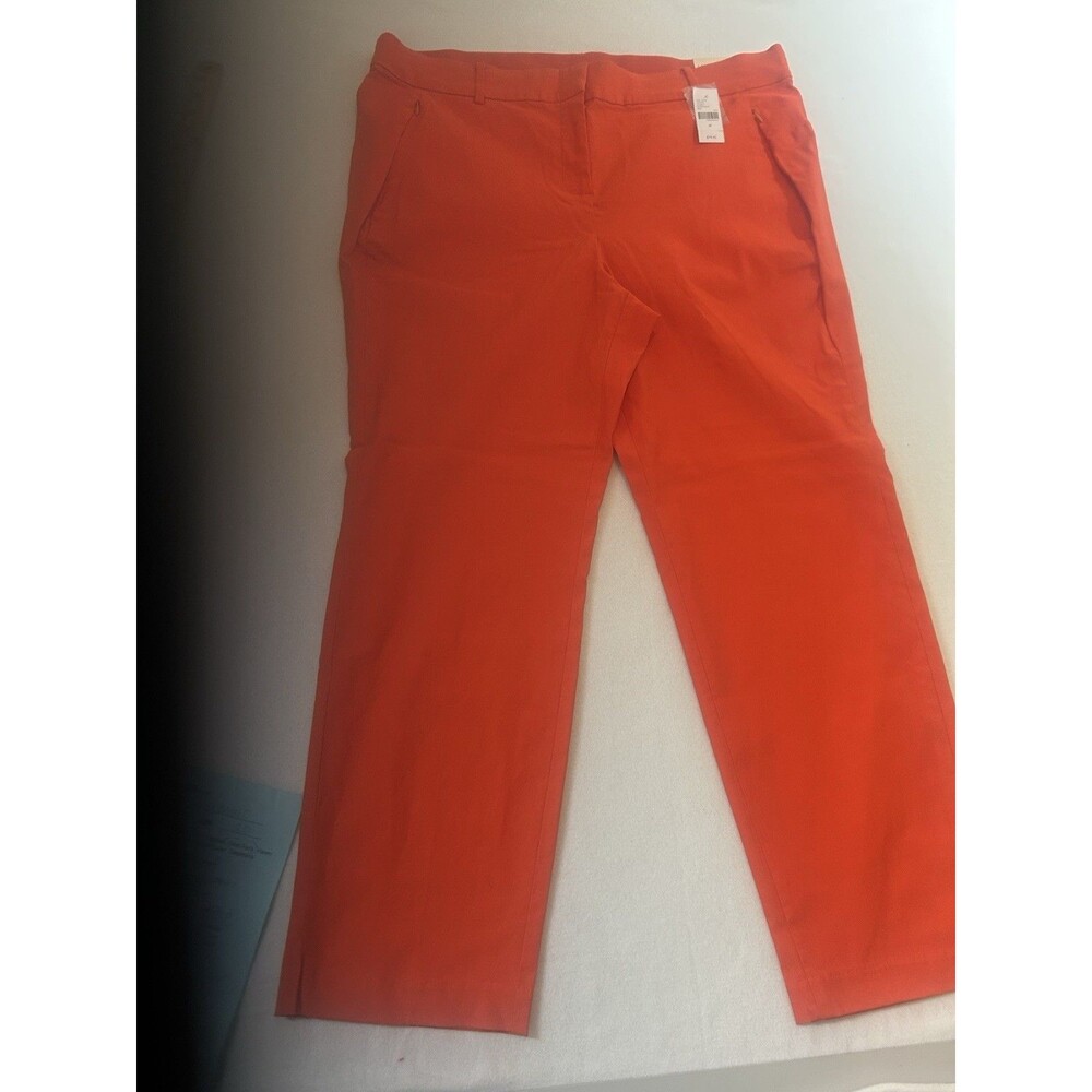 Lane Bryant Women's Dress Pants Plus 20 Orange Elastic Waist $79 NEW 288